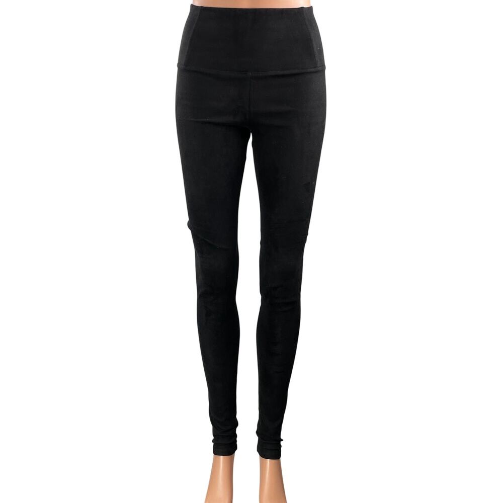 Aritzia Wilfred Free Black High Waisted Activewear Athletic Leggings Pants Sz XS